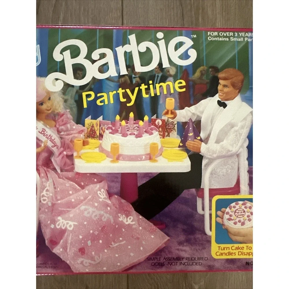 Barbie Birthday Surprise Party Time‎ Gift Set 1990 Mattel #7552 NRFB NIB